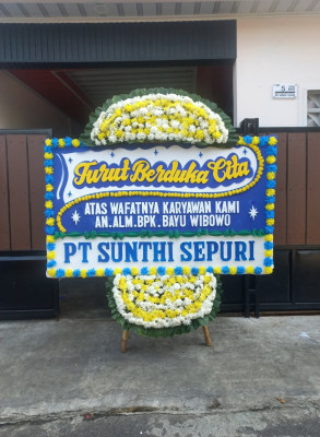 Papan Bunga Duka di Rejoso